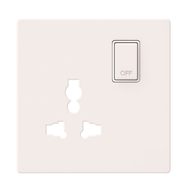 13A 3Pin Multi Socket With Switch