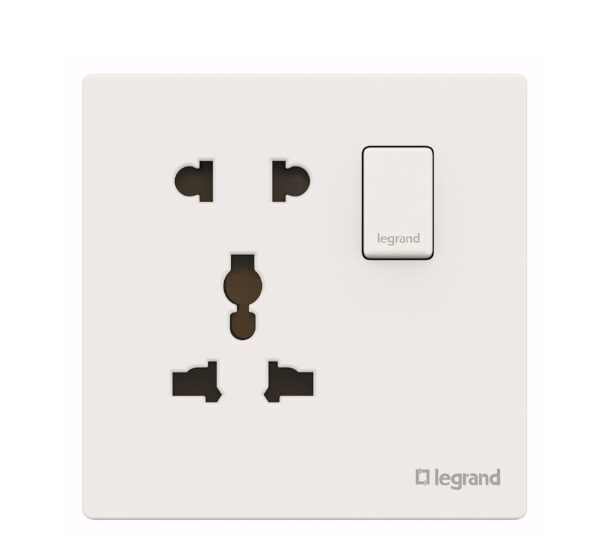 13A 5 Pin Multi Socket with Switch