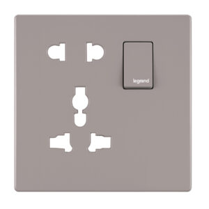 13A 5 Pin Multi Socket with Switch